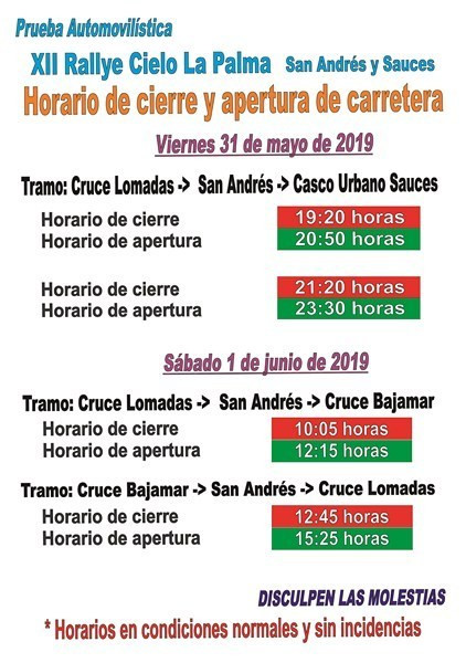 Cartel Horarios Cierres y Apertura 2019 1