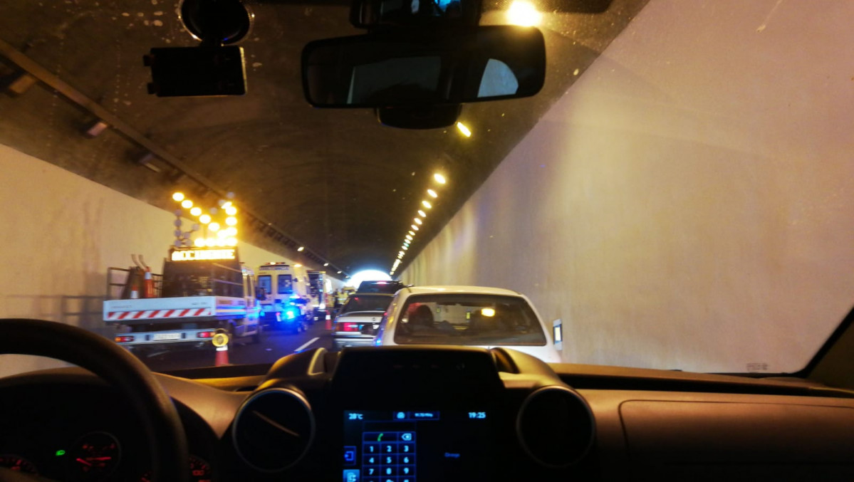 Accidente en el túnel de Güímar