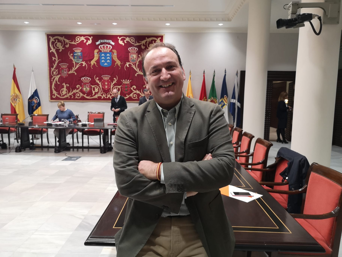 Ricardo Fernu00e1ndez de la Puente, diputado de Cs en el Parlamento de Canarias 17.12