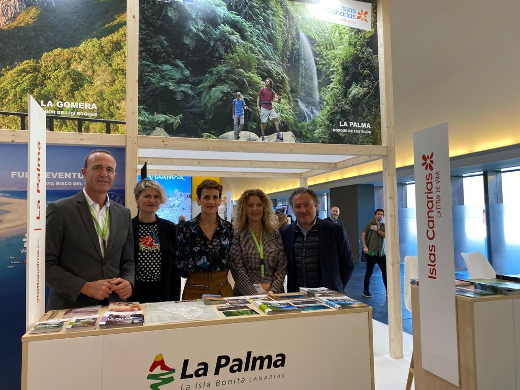 La Palma en Navartur con la Presidenta de la Comunidad de Navarra 1 H