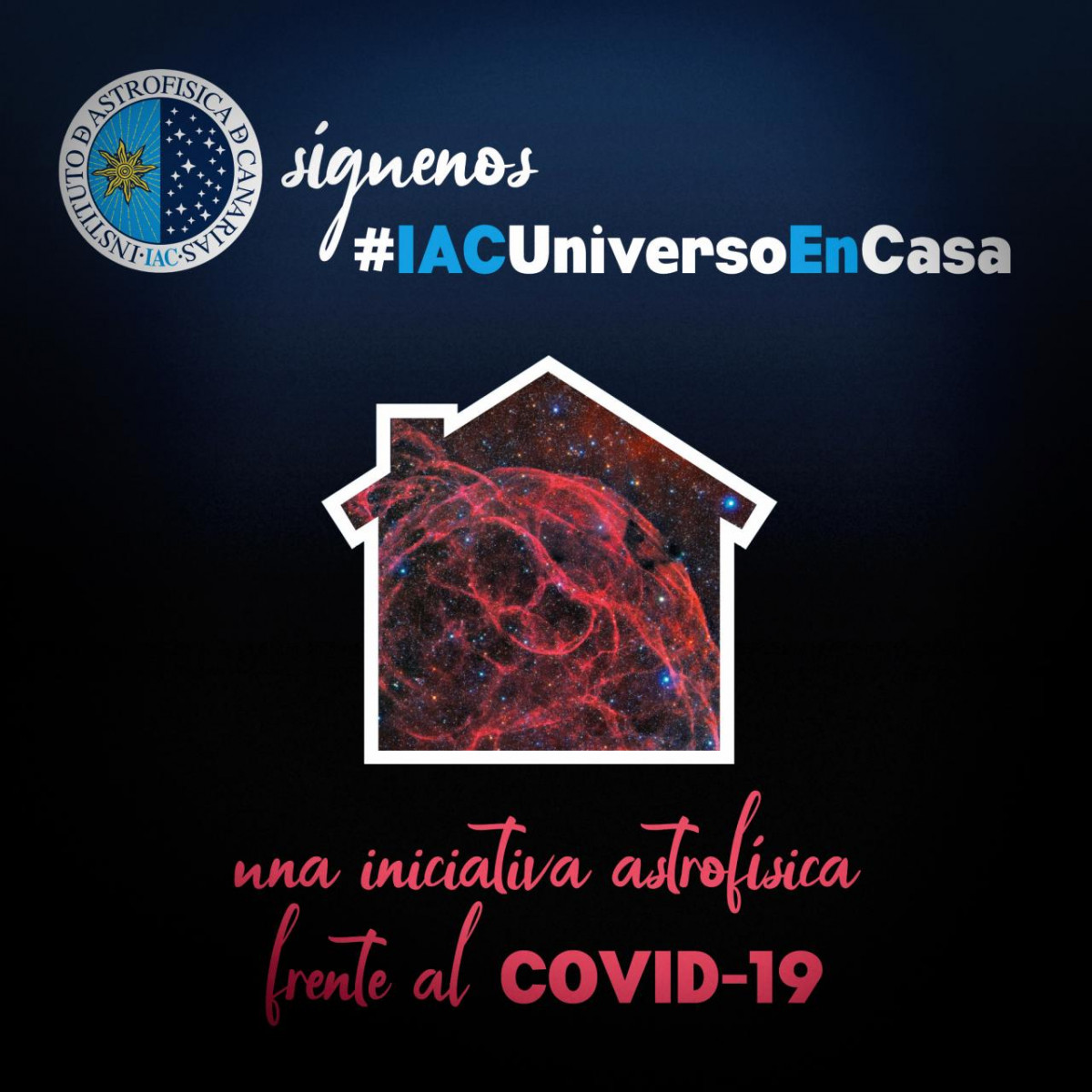 Imagen redes #IACUniversoEnCasa
