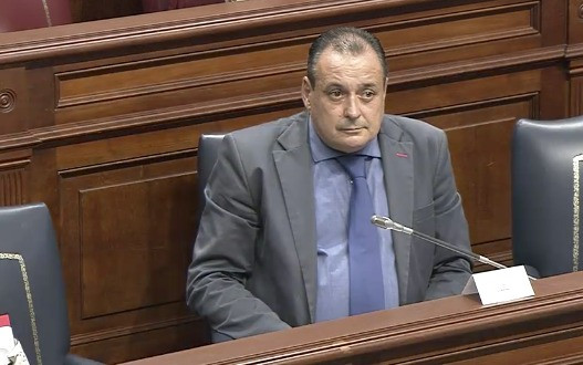 Blas Trujillo, hoy en el Parlamento