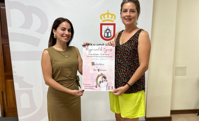Erika Castro, concejala de Igualdad, y Yaiza Cáceres, alcaldesa