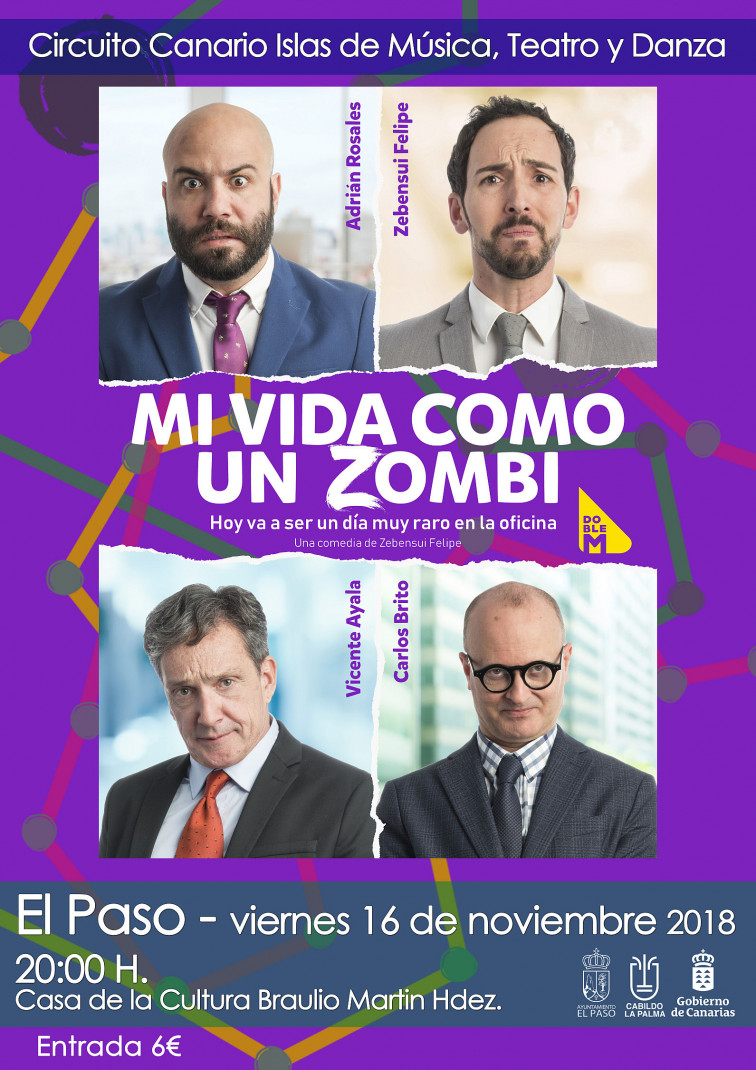 Cartel Mi vida como un zombi