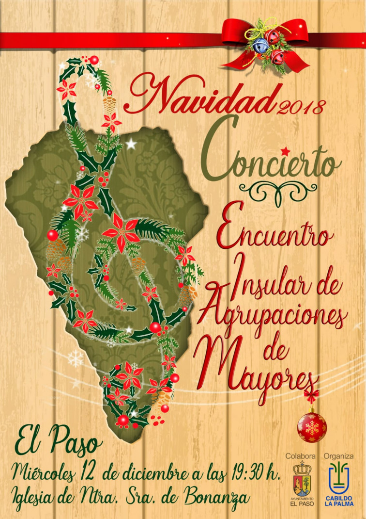 Cartel Concierto Navidad Asociaciones Mayores