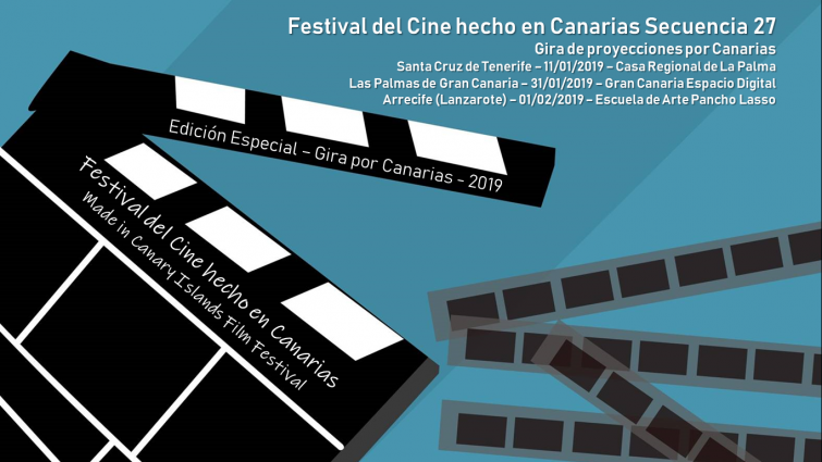 Pantalla de Bienvenida Festival del Cine hecho en Canarias CON GIRA