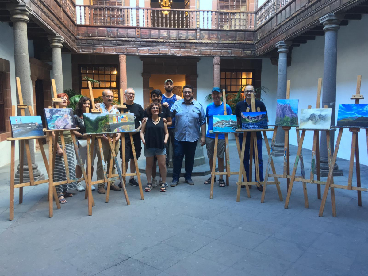 Pintores santa cruz