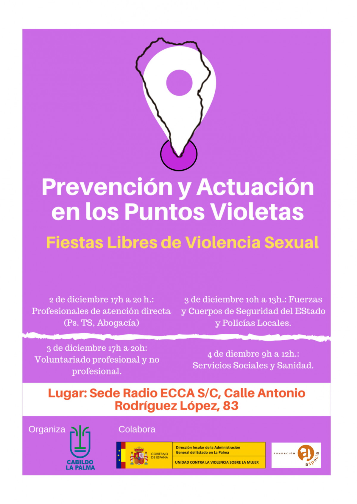 Cartel Jornadas Puntos Violeta