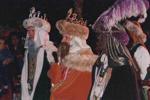 Reyes magos tejina auto