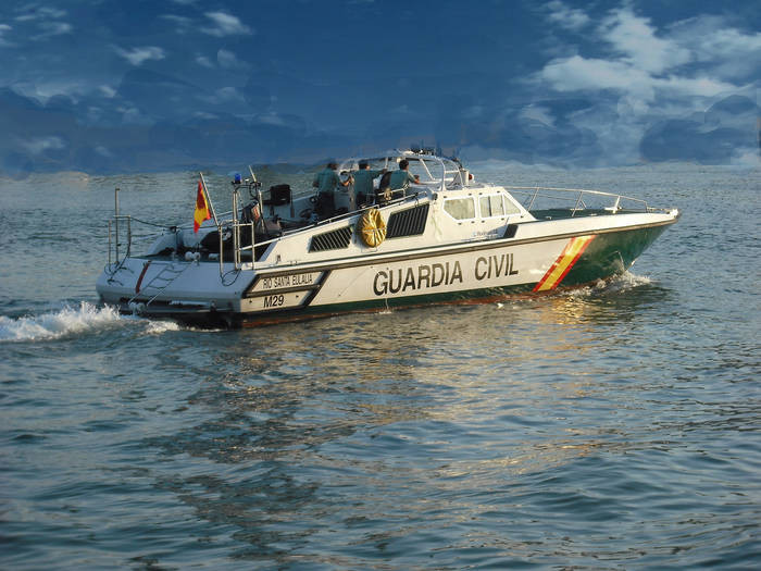 GUARDIA CIVIL LANCHA.INOPOL