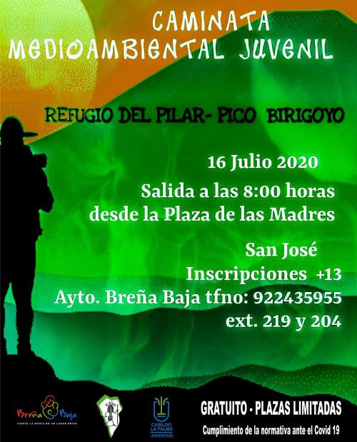 W Juventud 20 Verano Caminata Birigoyo Cartel