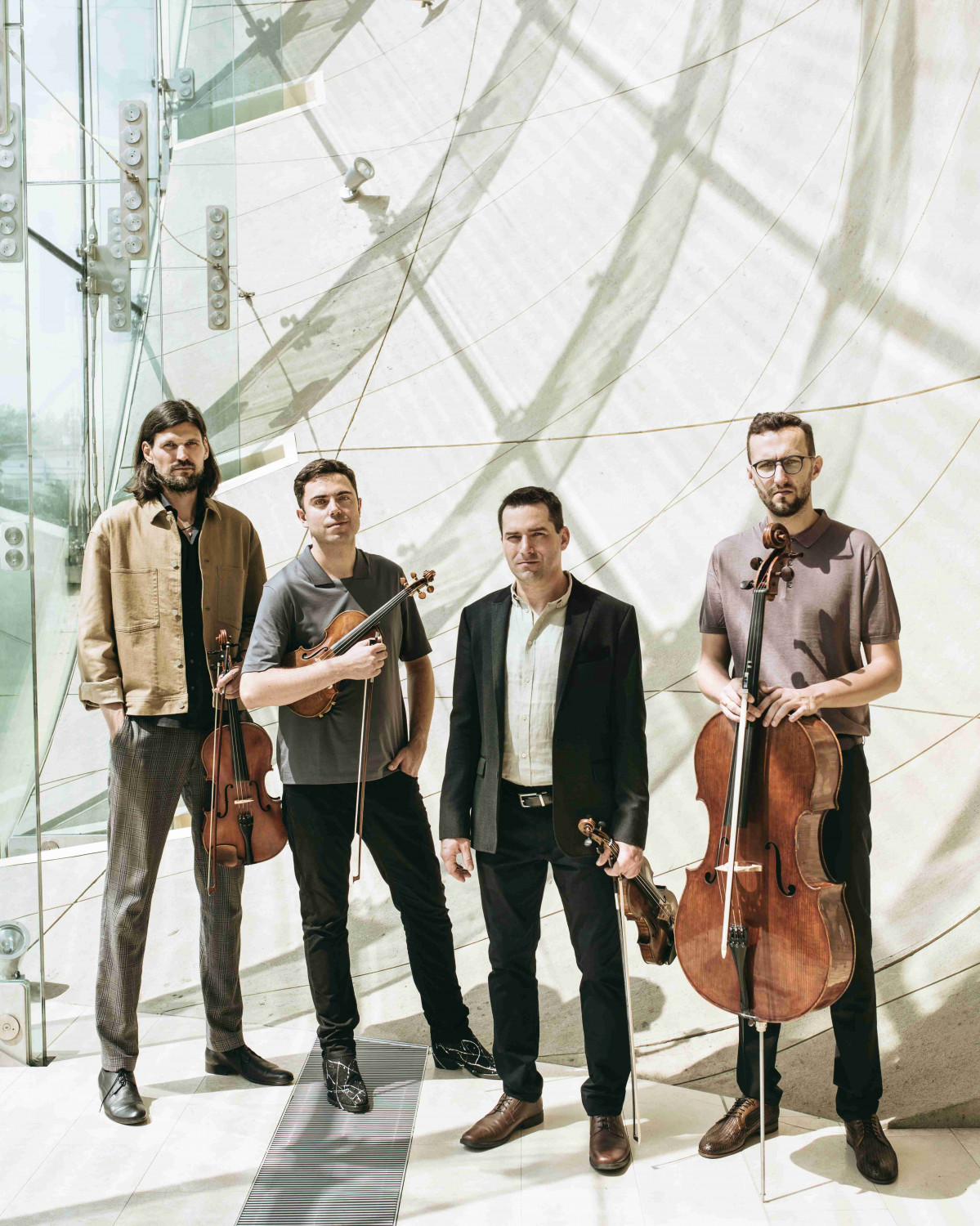 Los componentes de Atom String Quartet