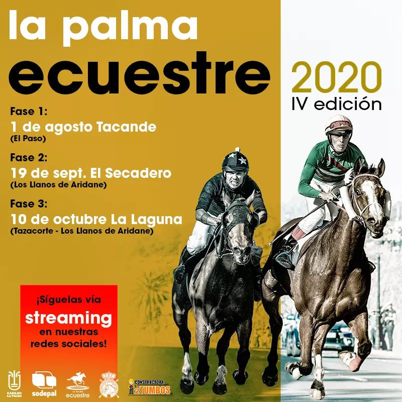 Cartel La Palma Ecuestre Julio 2020