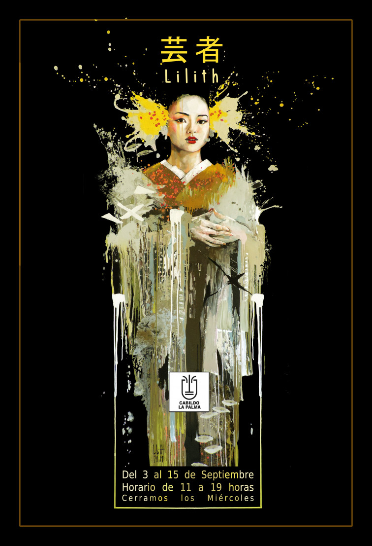 Cartel exposición Geisha