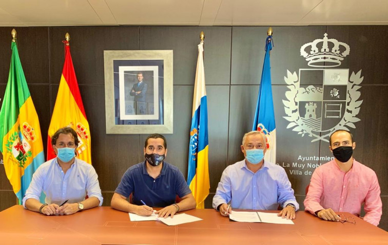 Firma convenio Ayto. Breña Baja y Radio ECCA