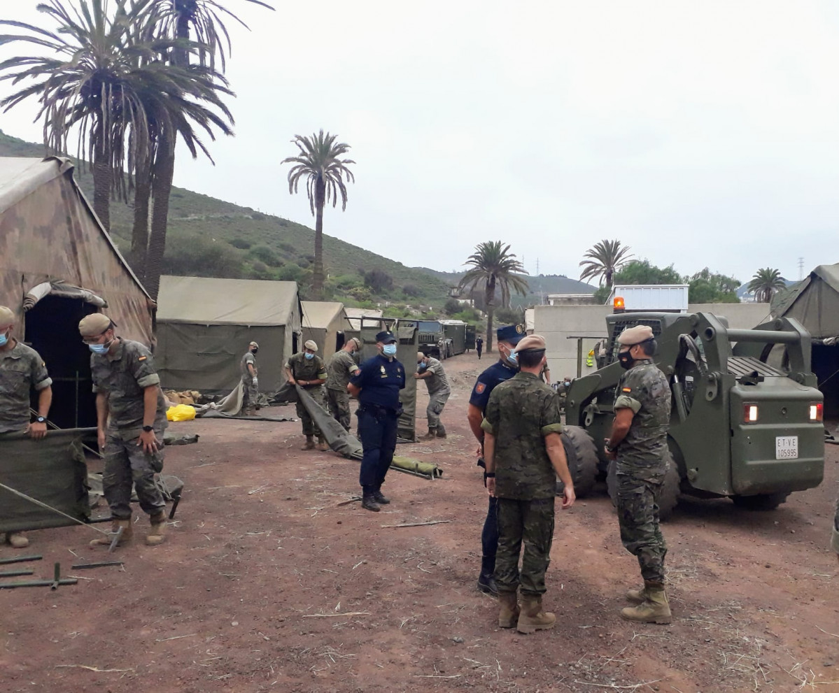 5. Montaje campamento Barranco Seco