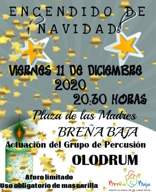 W Navidad 20 Alumbrado Cartel