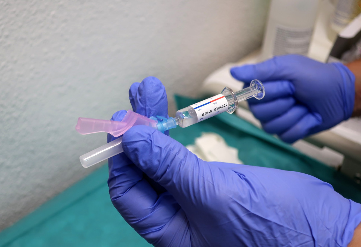 FOTO Detalle vacuna de la gripe 2020