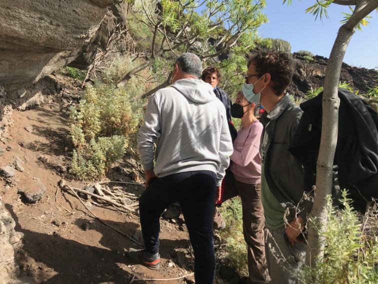 Visita al Roque de Los Guerra (Villa de Mazo) (Foto Jorge Pais Pais)