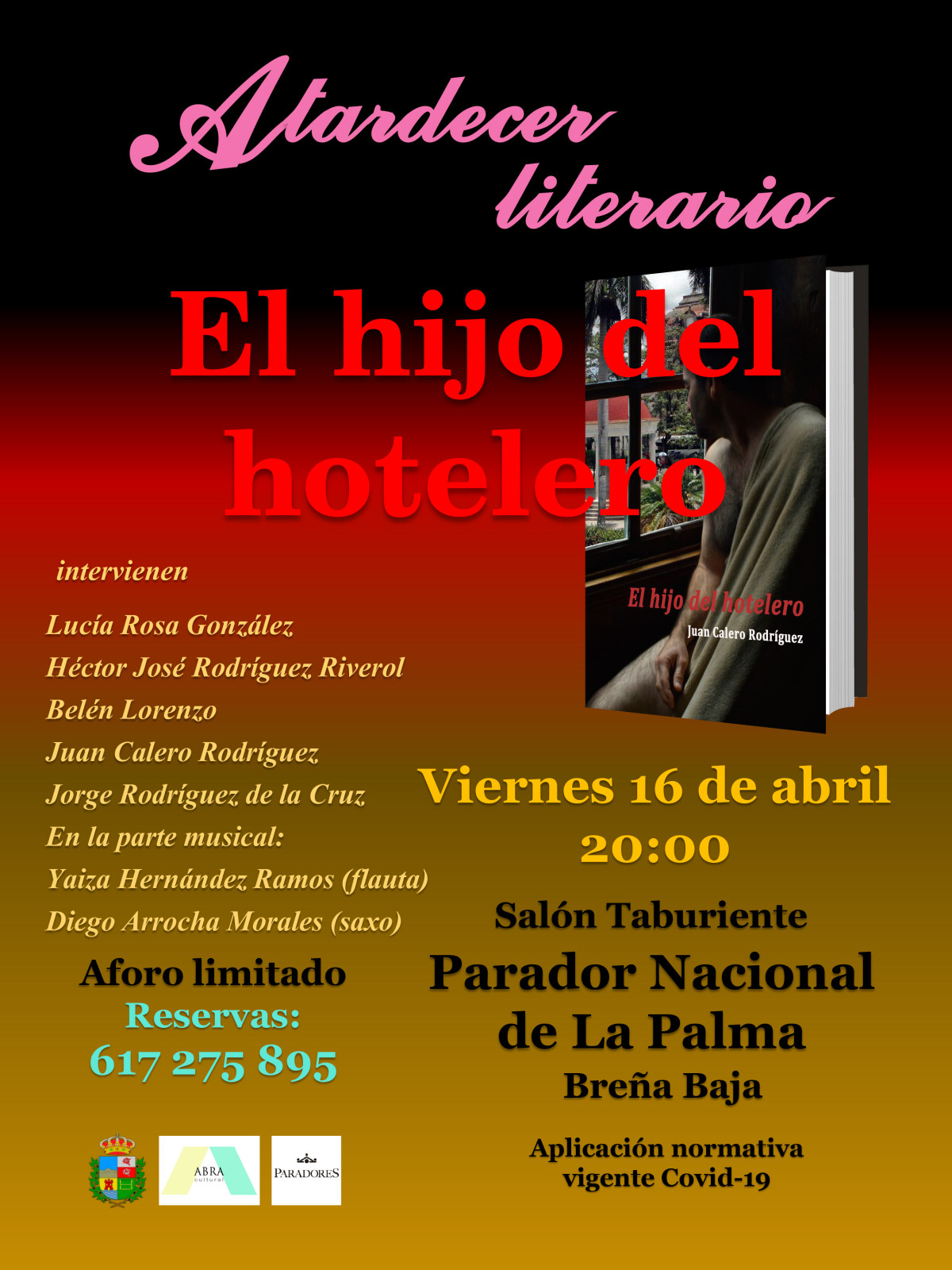 AtardecerLiterario 21 Abril Cartel