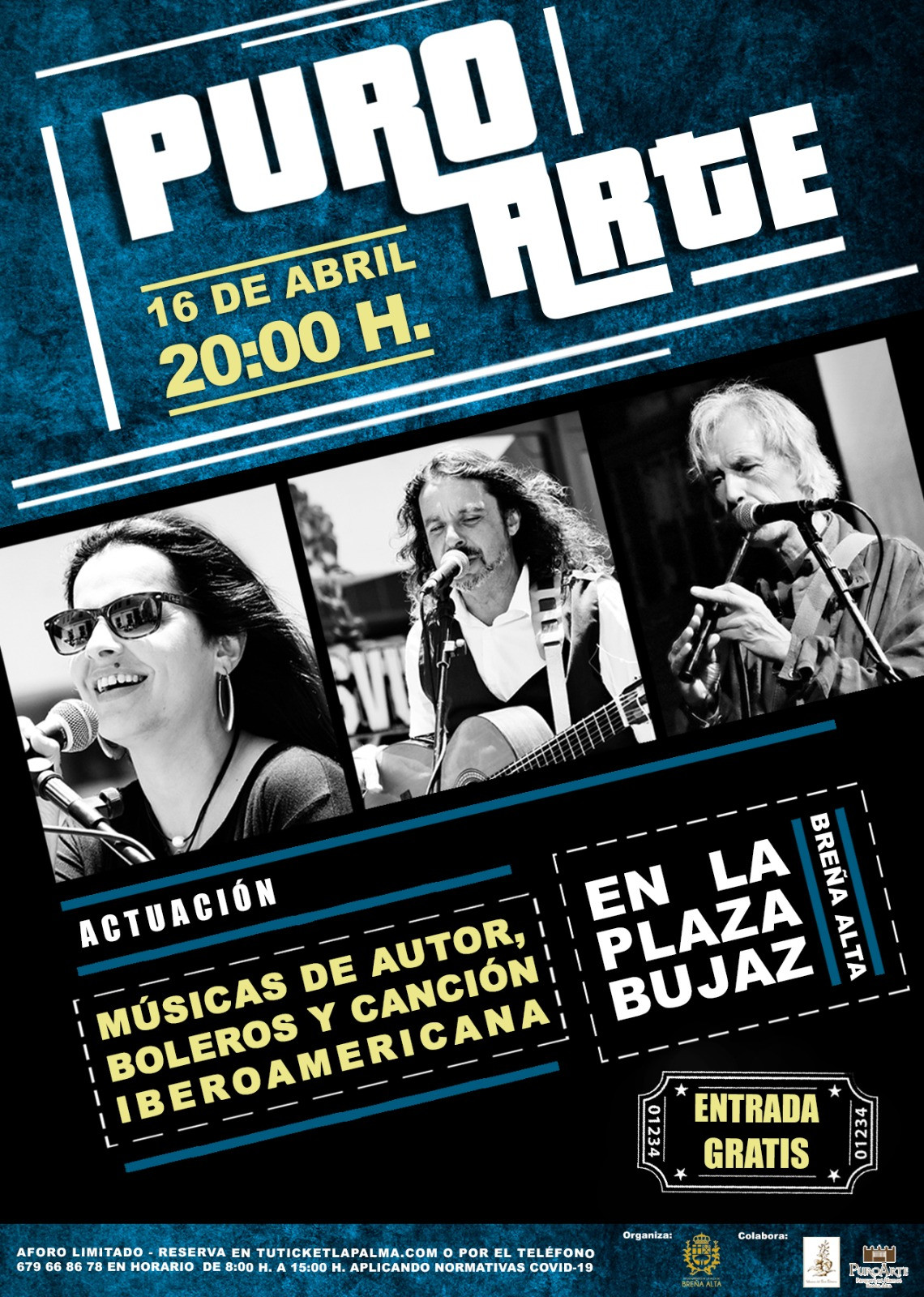 Imagen promocional del concierto este viernes en la Plaza de Bujaz de Breu00f1a Alta