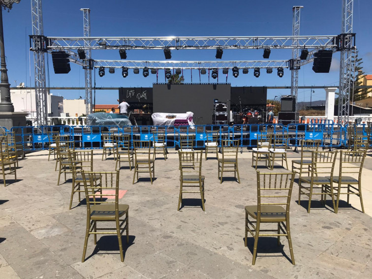 Preparativos para la inauguración