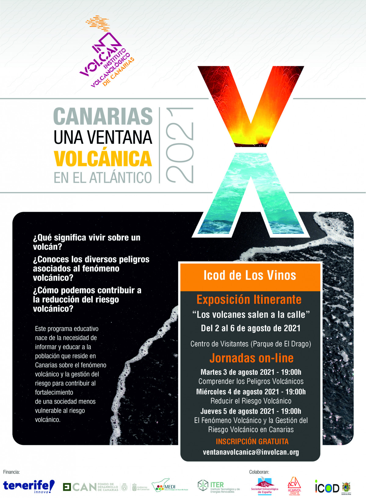 Icod Cartel Canarias una Ventana Volcanica 2021
