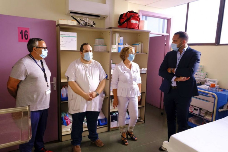 Visita instalaciones del Centro de Salud de Los Llanos de Aridane