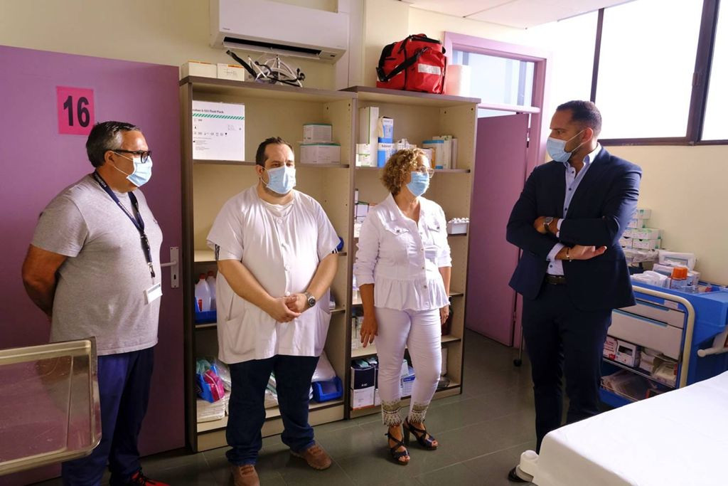 Visita instalaciones del Centro de Salud de Los Llanos de Aridane