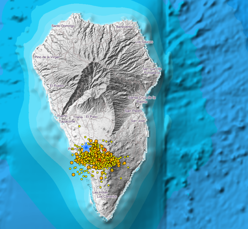 150921 IGN Actividad su00edsmica La Palma