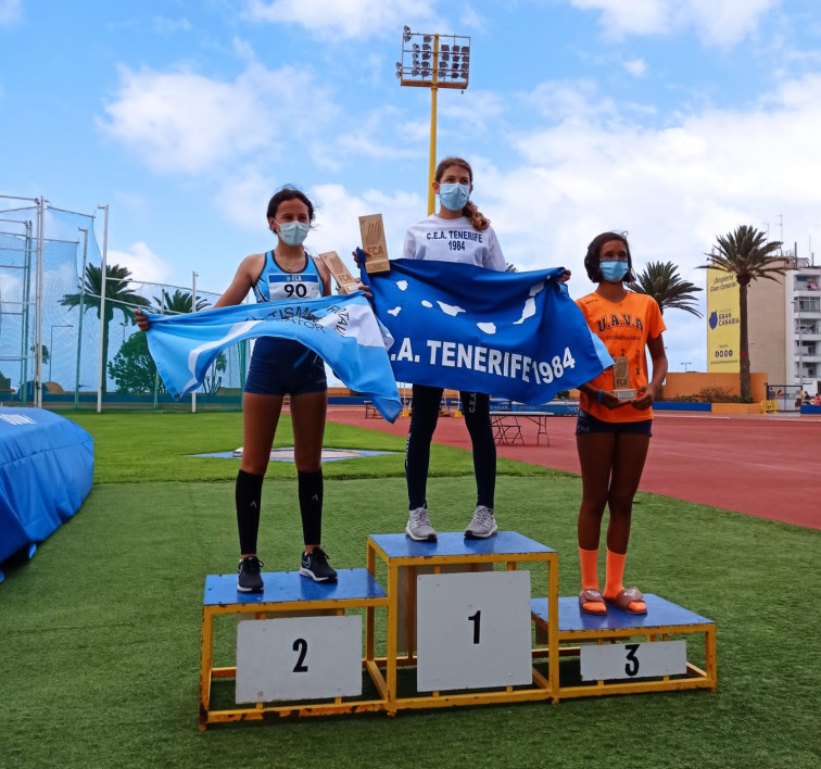 Podio femenino campeonato sub 14