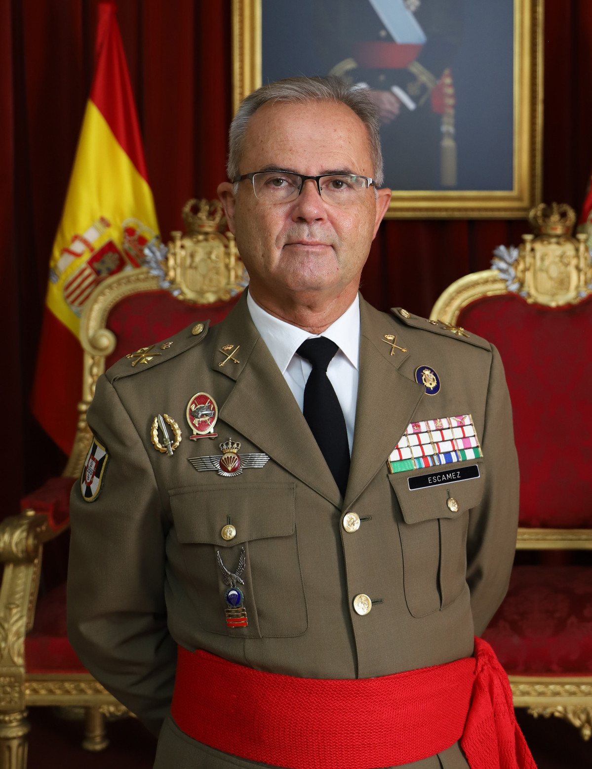 1. general Escu00e1mez Fernu00e1ndez nuevo Jefe MCANA