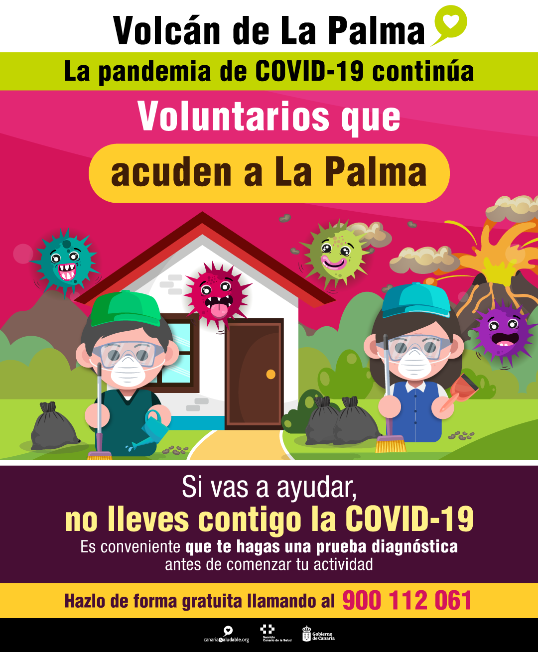 La Palma COVID volcau0301n 2