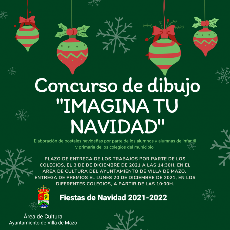 Cartel de concurso de postales Navidad 2021