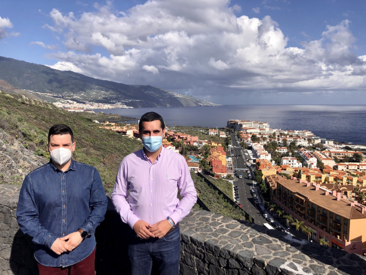 Borja Pérez y Abel Pérez en Los Cancajos