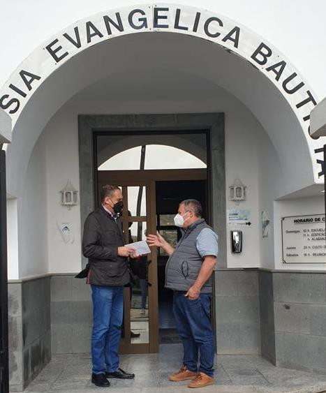 Visita Asociacion Oportunidades de Vida . Iglesia Envagelica Bautista 1