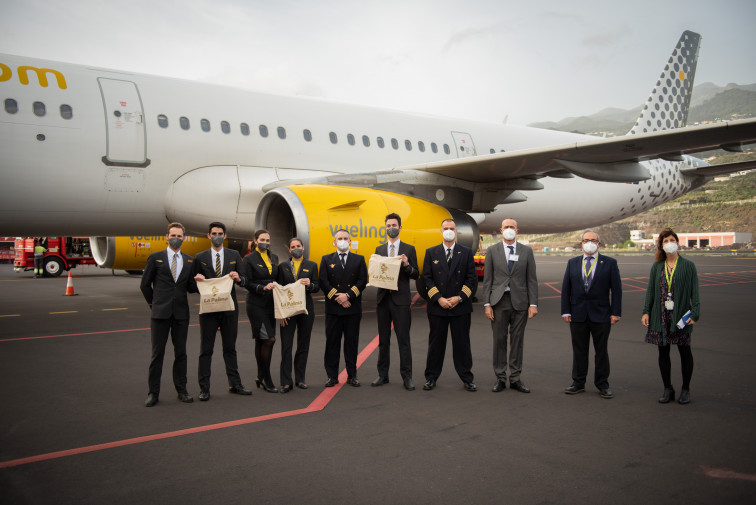 20220206  Vuelo Inaugural Vueling La Palma   Orly