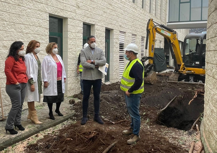 Obras de la nueva sala angiografía del Hospital Universitario de La Palma
