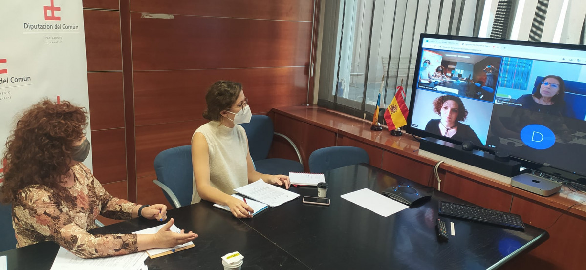 Reuniu00f3n con la Consejera y Directora de Gran Canaria