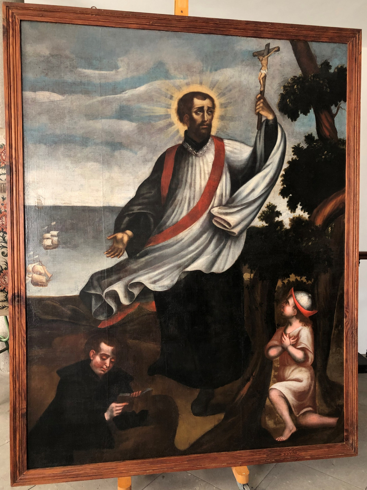 Restauraciu00f3n cuadro Francisco Javier (3)