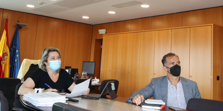 Reunión telemática de la consejera Alicia Vanoostende y el viceconsejero Álvaro de la Bárcena con las organizaciones agrarias y las queserías
