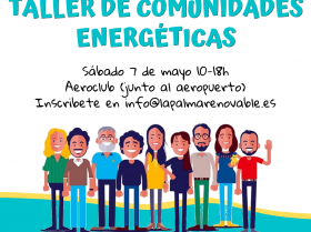 Cartel taller comunidades energéticas