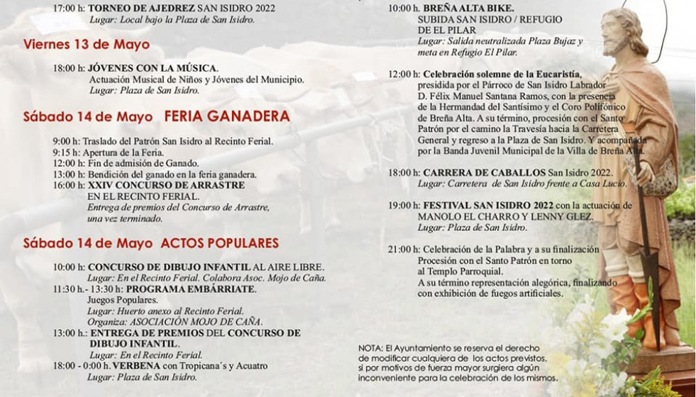 Programa Fiestas de San Isidro 2022 (2)