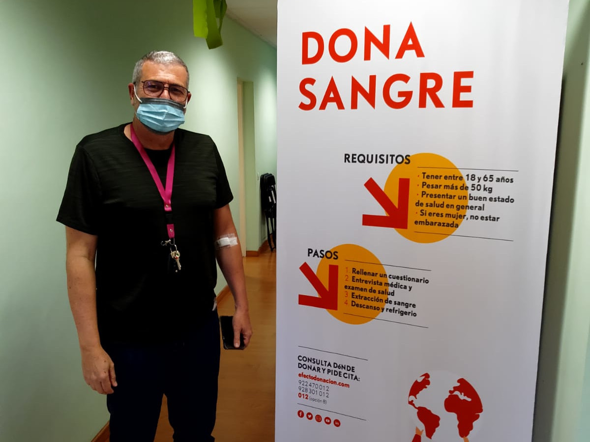 Donante de sangre del ICHH