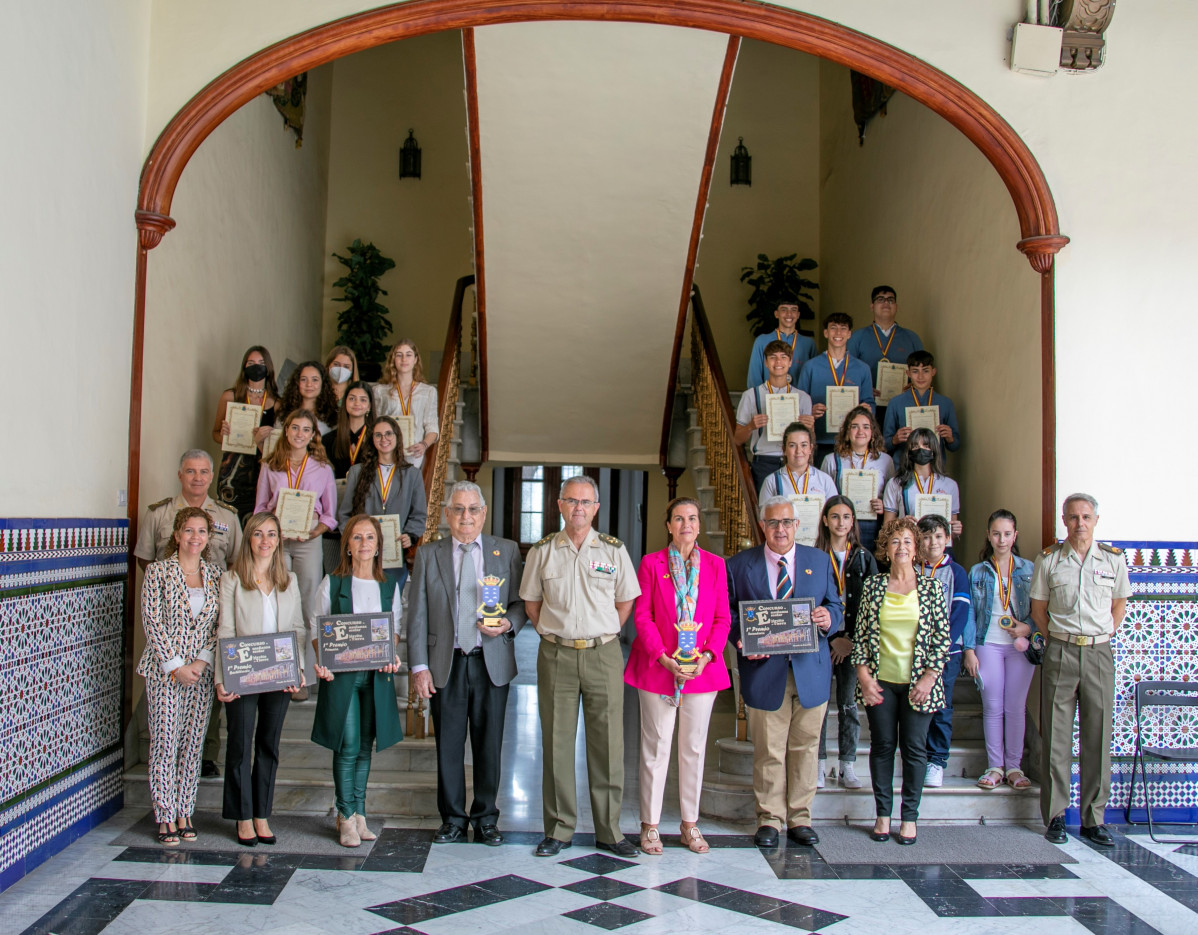 Foto de grupo colegios ganadores