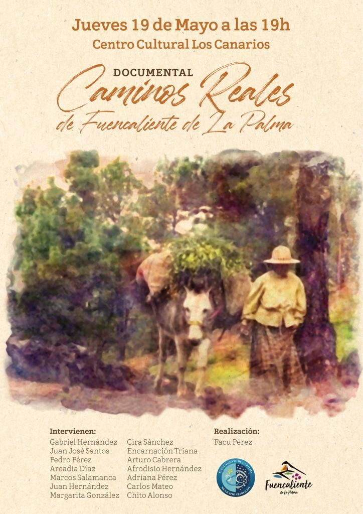 Cartel presentaciu00f3n documental caminos reales