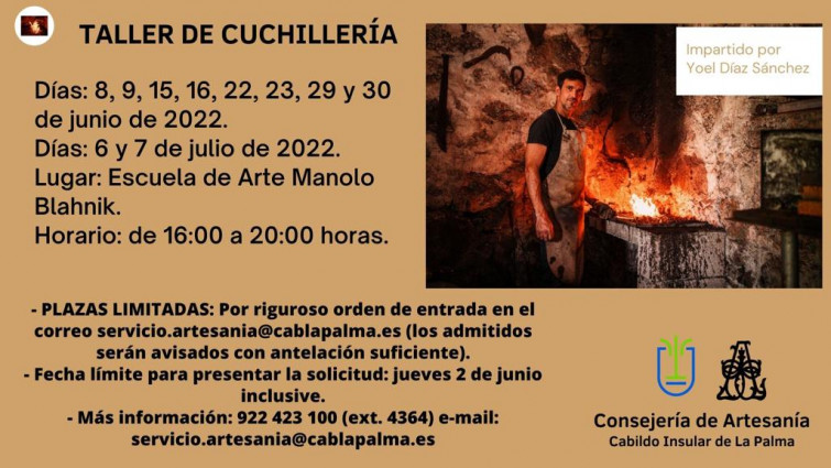 Cartel Taller Cuchillería