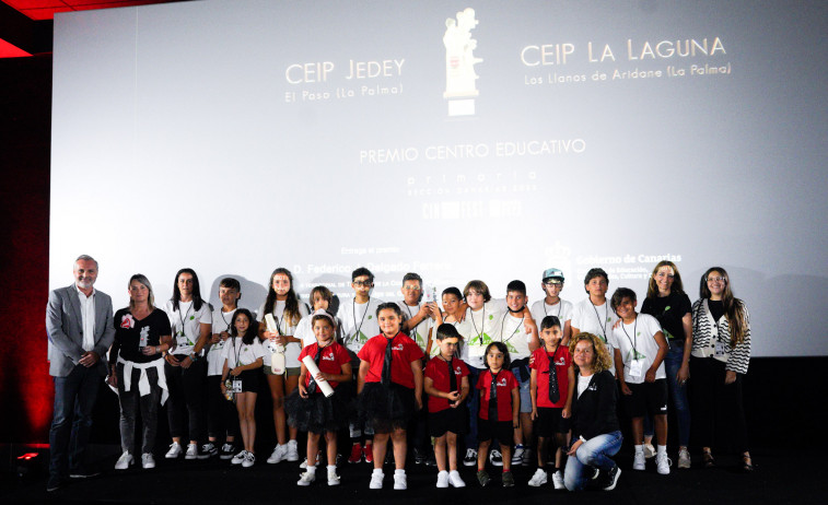 CEIP La Laguna y CEIP Jedey, Premio Centro  Educativo Cinedfest 9