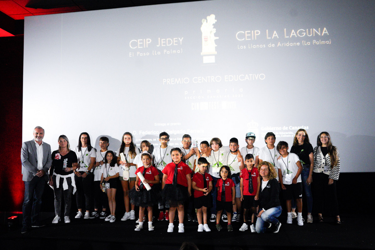 CEIP La Laguna y CEIP Jedey, Premio Centro  Educativo Cinedfest 9