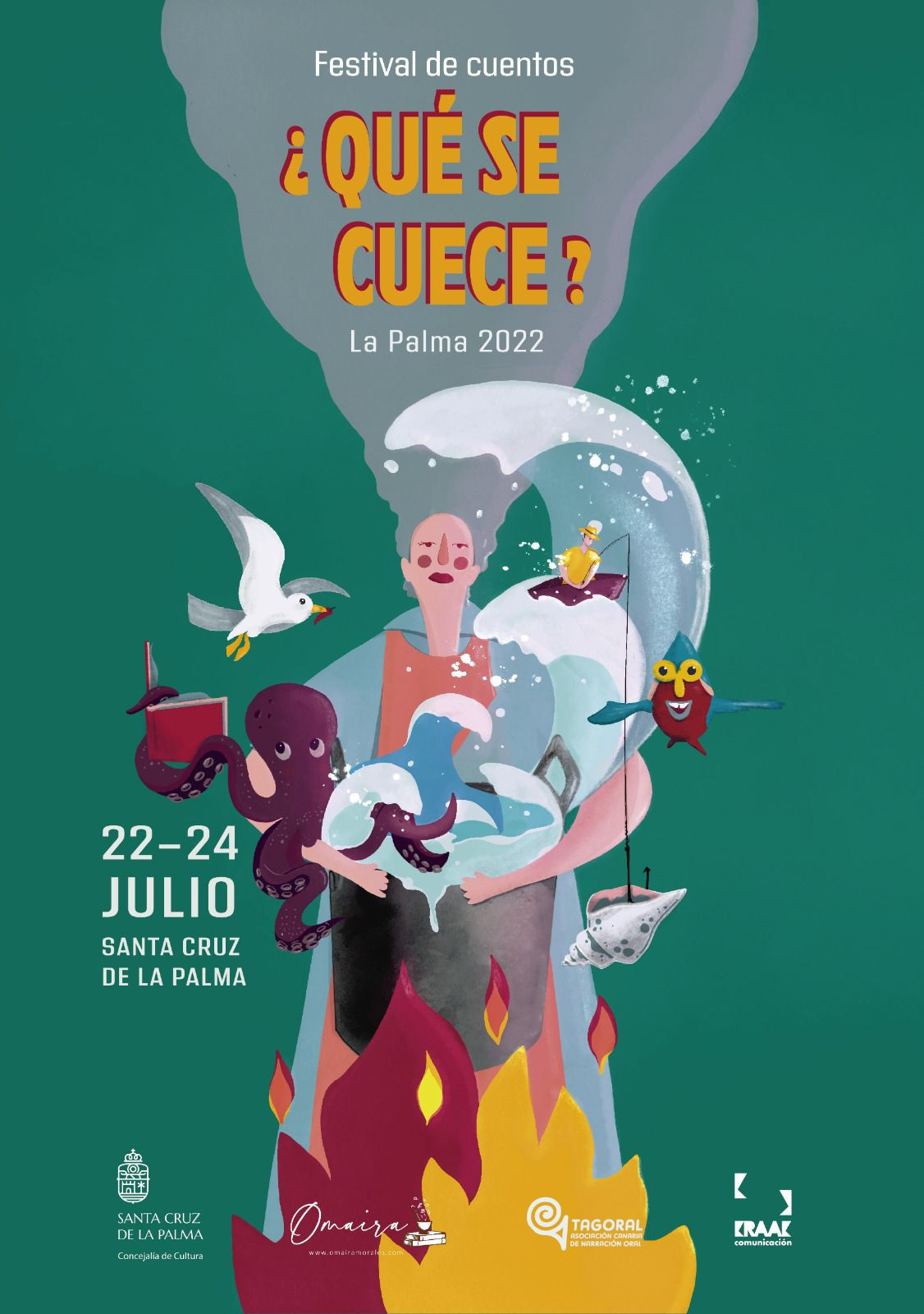 Cartel Festival de Cuentos Queu0301 se Cuece